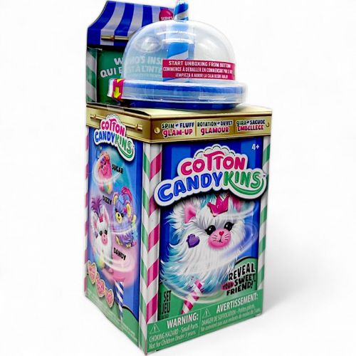 Мʼяка іграшка-сюрприз "Cotton Candykins: Пухнастий улюбленець", блакитний