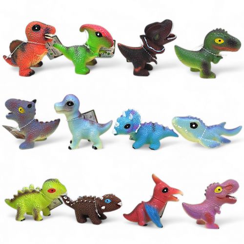 Іграшка "Динозаврик" гумовий, 10 см, мікс видів, 1 штука