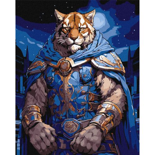 Картина по номерах "Сильний звір" 40х50 см