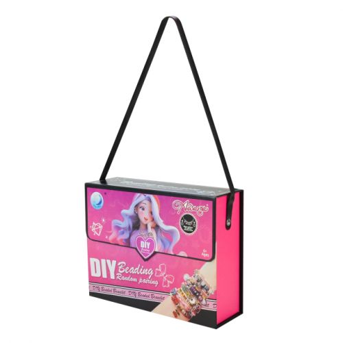 Набір прикрас "Сумочка", з металевими та пластиковими намистинами