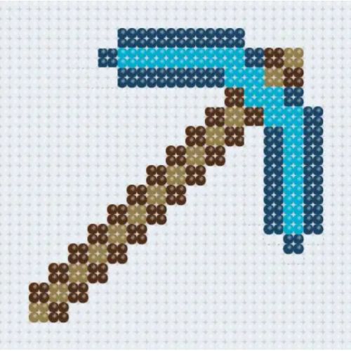 Алмазна мозаїка (міні) "Майнкрафт (Minecraft) Кірка", 10х10 см