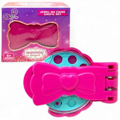 Стайлер дитячий для волосся, 22 пластини з камінцями