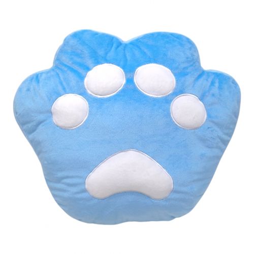 Мʼяка подушка "Лапка", 40 х 36 см (блакитна)
