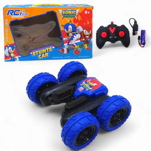 Машинка-перевертач на радіокеруванні "Сонік" (синий)