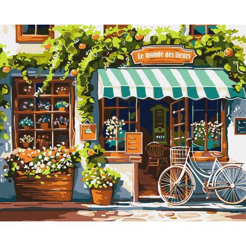 Картина по номерах "Світ квітів" 40х50 см