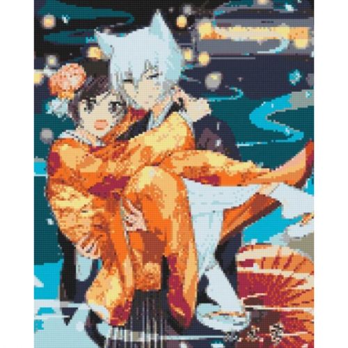 Алмазна мозаїка "Аніме. Дуже приємно, Бог" 40х50 см