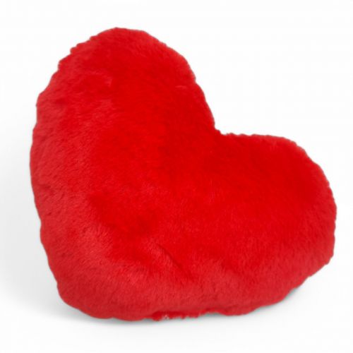 Іграшка м’яка, хутро "Серце" розмір М (26х8х18 см)