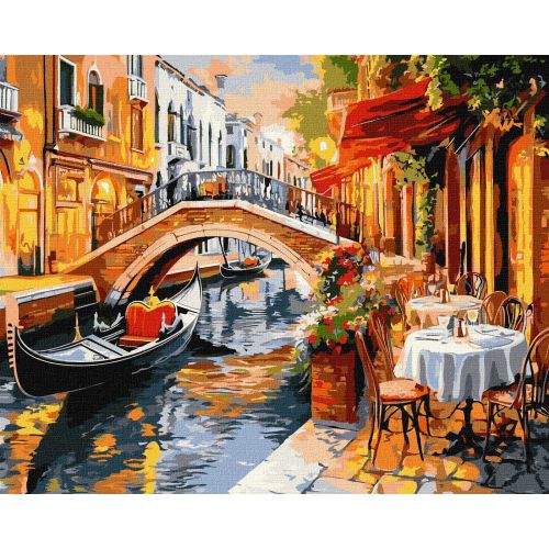 Картина по номерах "Венеційські вулички" 40х50 см