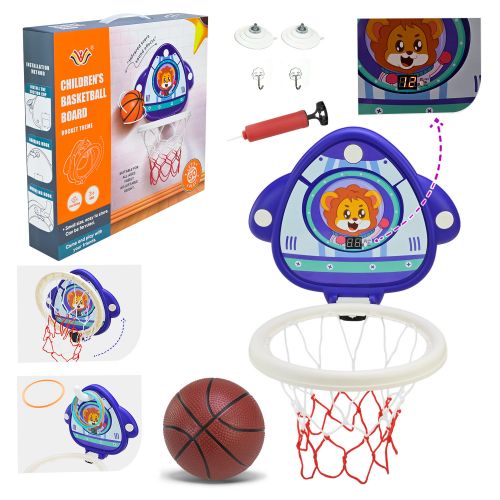 Набір 2 в 1 "Ракета" - баскетбол і кільцекид, звук, табло