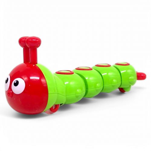 Іграшка заводна "Гусениця" (15 см) салатова