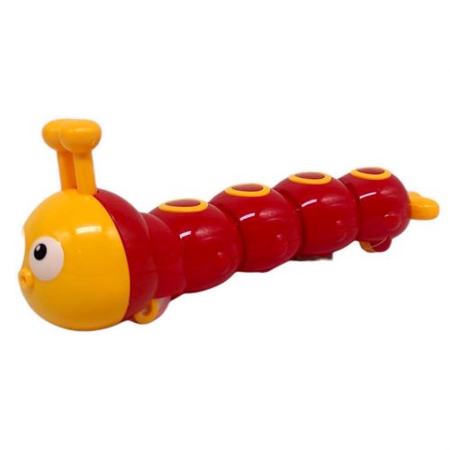 Іграшка заводна "Гусениця" (15 см) червона