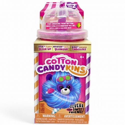 Мʼяка іграшка-сюрприз Cotton Candykins W2 – Пухнастий улюбленець (малиновий)