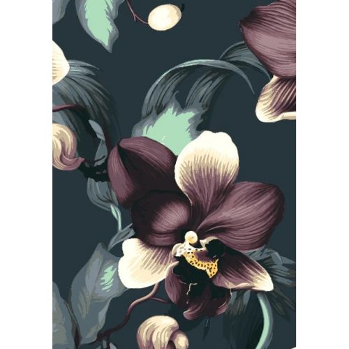 Картина по номерах "Чарівливі квіти" 28x40 см