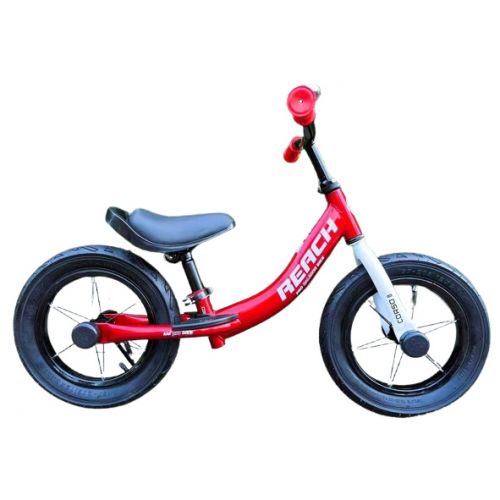 Велобіг "CORSO Reach", сталева рама, надувні колеса 12" (28 см), підніжка, підставка для ніг, дзвіночок