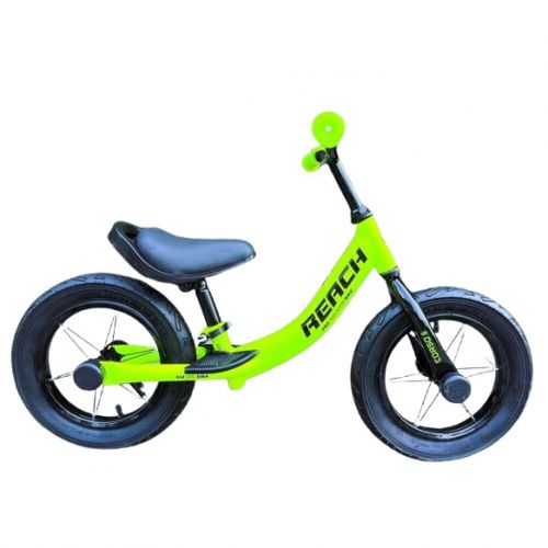 Велобіг "CORSO Reach", сталева рама, надувні колеса 12" (28 см), підніжка, підставка для ніг, дзвіночок