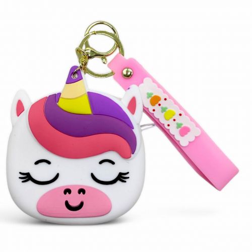 Гаманець силіконовий "Єдиноріг" (8,5 см) білий