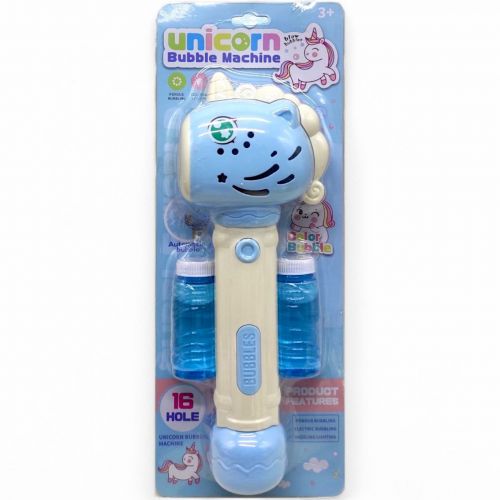 Установка з мильними бульбашками "Єдиноріг" (блакитний)