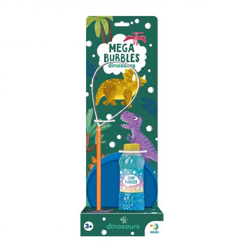 Мильні бульбашки "Mega Bubbles Динозаври". Об’єм 450 мл