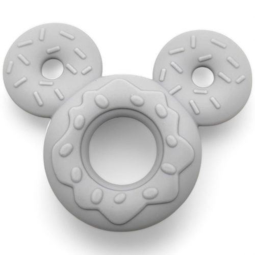 Силіконовий прорізувач для зубів "Міккі", сірий