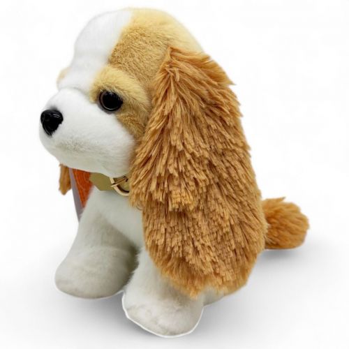 Мʼяка іграшка "Спаніель сидячий" (висота - 21 см)