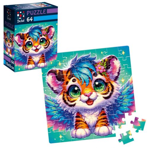 Пазли "De.tail. Крилате тигреня" 64 деталі