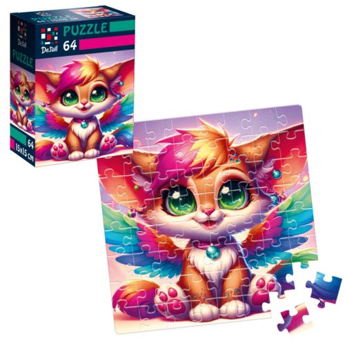 Пазли "De.tail. Крилате лисеня" 64 деталі