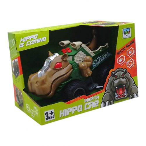 Джип-монстр "Бегемот", світло, звук, на батарейках (коричневий)