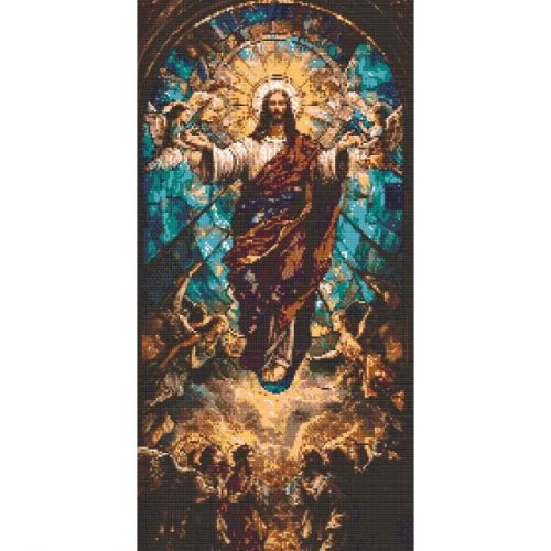 Алмазна мозаїка "Релігія. Ісус Христос" 40х80 см