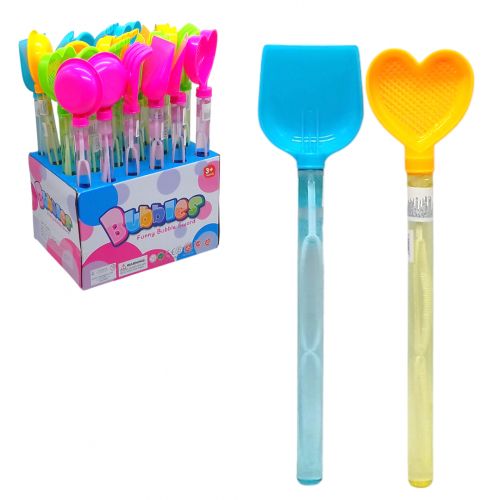 Мильні бульбашки "Пісочні аксесуари" (лопатка, граблі, сито), 45 см, мікс видів, ціна за 1 штуку