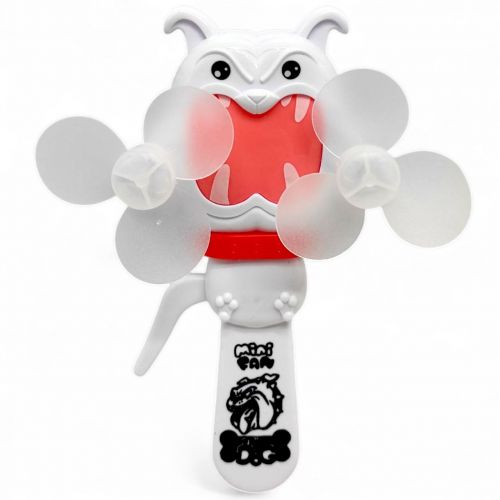 Ручний вентилятор "Бульдог" 17 см (білий)