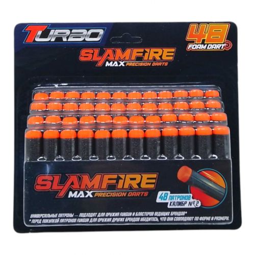 Набір мʼяких набоїв, 48 штук, 7,2 х 1,3 см