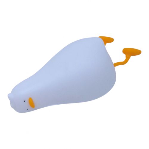 Нічник силіконовий "Качка Lie in peace duck sleep Lamp", акумулятор