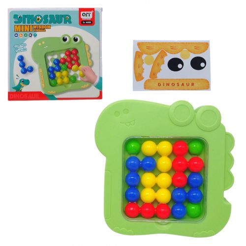 Логічна гра платформа "Динозавр" (зелена)