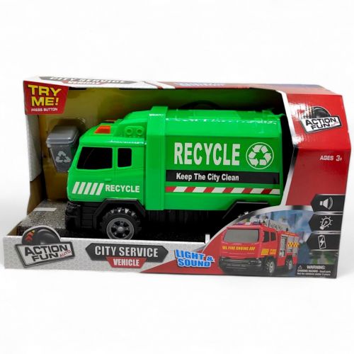 Інерційна машинка зі світловими та звуковими ефектами "Сміттєвоз"