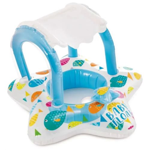 Надувне коло з ніжками і дашком (81х79 см)