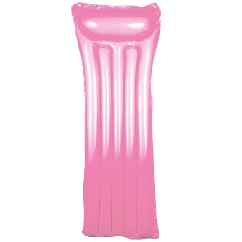 Надувний матрац із подушкою, 183х69 см (рожевий)