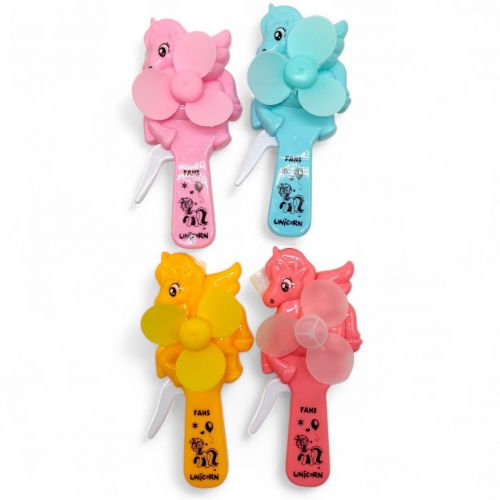 Вентилятор ручний "Єдинороги" Мікс видів