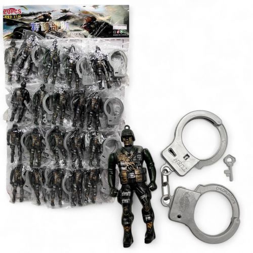 Набір "Солдат з наручниками", 20 наборів на планшеті