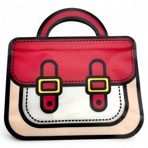 Зіп-пакет "Рюкзачок" з прозорими елементами; 18,5х19,5  см