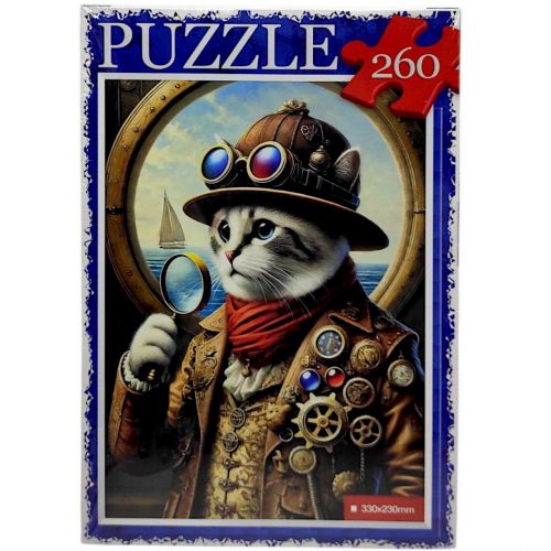 ПАЗЛИ 260 ЕЛЕМЕНТІВ "КОТИК МАНДРІВНИК"