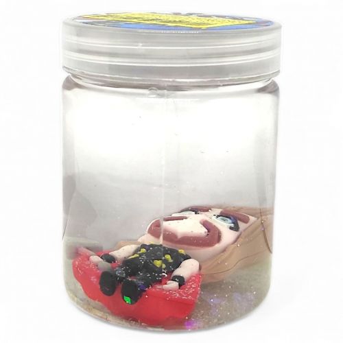 ІГРАШКА-АНТИСТРС СЛАЙМ З ФІГУРКОЮ "ГЕРОЇ МАРВЕЛ" (ПРОЗОРИЙ)