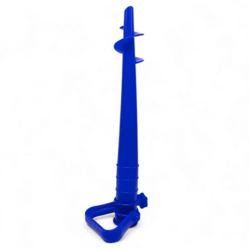 БУР ДЛЯ ПІСКУ, КРІПЛЕННЯ ПАРАСОЛЬКИ, 38 cм (СИНІЙ)