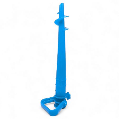 БУР ДЛЯ ПІСКУ, КРІПЛЕННЯ ПАРАСОЛЬКИ, 38 cм (БЛАКИТНИЙ)