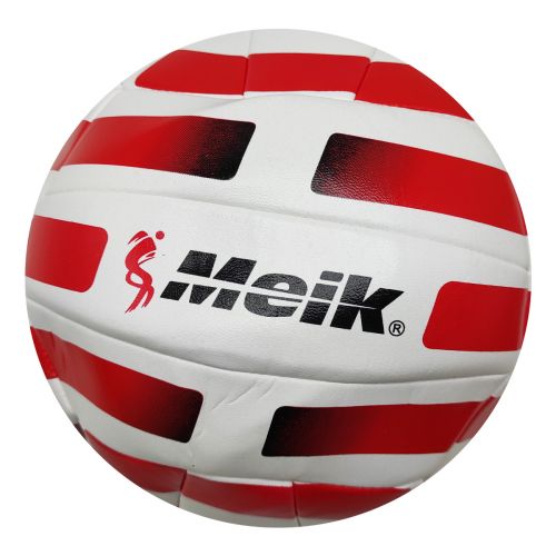 Мʼяч волейбол  PVC (ЧЕРВОНИЙ В БІЛУ СМУЖКУ)