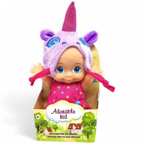 ЛЯЛЬКА В КАПЕЛЮШКУ 14 см (БУЗКОВИЙ ЄДИНОРІГ)