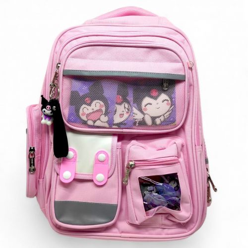 Рюкзак шкільний "Sanrio/Санріо. Kuromi/Куромі", 31×41×15 см (РОЖЕВИЙ)