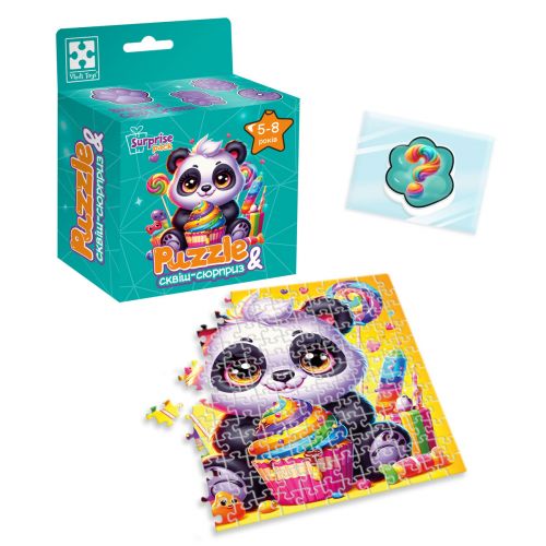 Гра розвиваюча пазли із сюрпризом "Панда"
