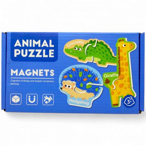 Пазли магнітні "Тваринки" (англ) в коробці