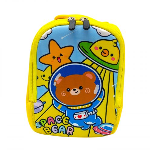 Рюкзак одне відділення, 26 см, в пакеті (ЖОВТИЙ)