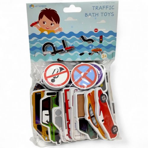 Гра для ванни (машинки, дорога, карта, в пакеті)